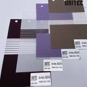 UNZ0201 polyester zebra roller blind