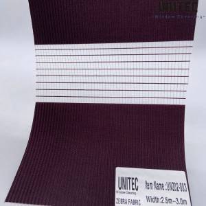UNZ0201 polyester zebra roller blind