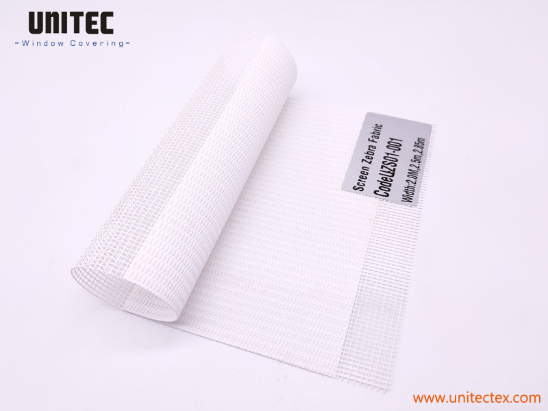 Hot New Products Zebra Blinds Fabric For India -
 UNITEC UZS01 Sunscreen Fabric Roller Blind – UNITEC