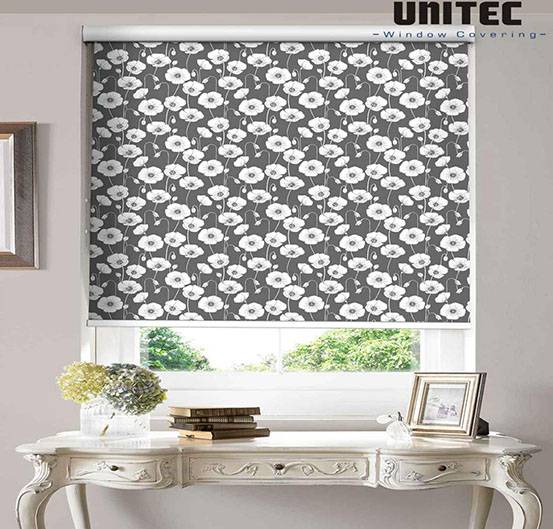 What is a printed roller blind?