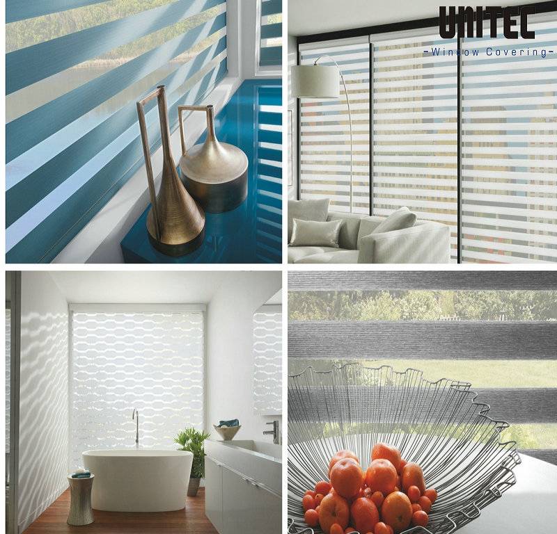 OEM/ODM Manufacturer Zebra Blinds Fabric Shop - Translucent zebra roller blind with aesthetic effect UNZ14-002 – UNITEC
