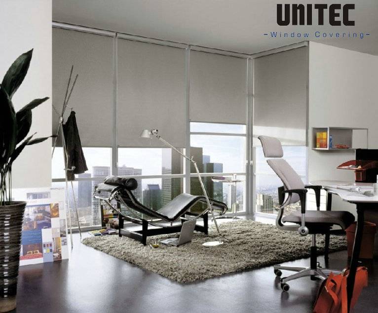 Introduce you to some of UNITEC’s most popular thin-density blackout roller blinds T-PVC