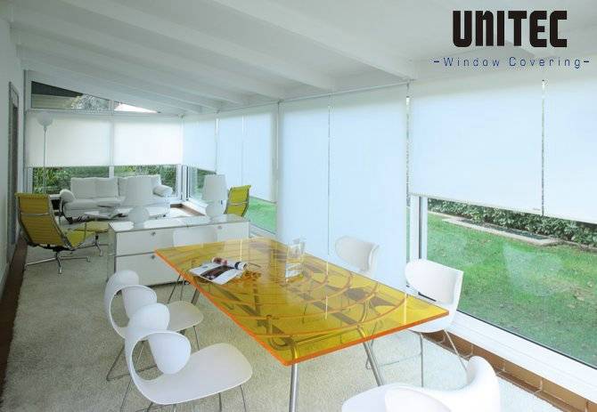 Hot Sale Polyester PVC SUNSCREEN ROLLER BLINDS Fabric