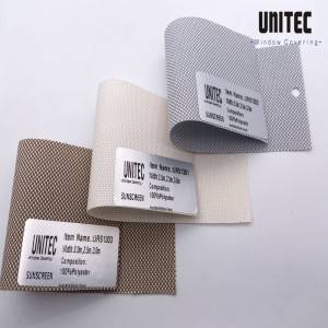 Chinese wholesale Saudi Arabia Pvc Sunscreen Fabric -
 100% Polyester Roller Blinds Sunscreen  – UNITEC