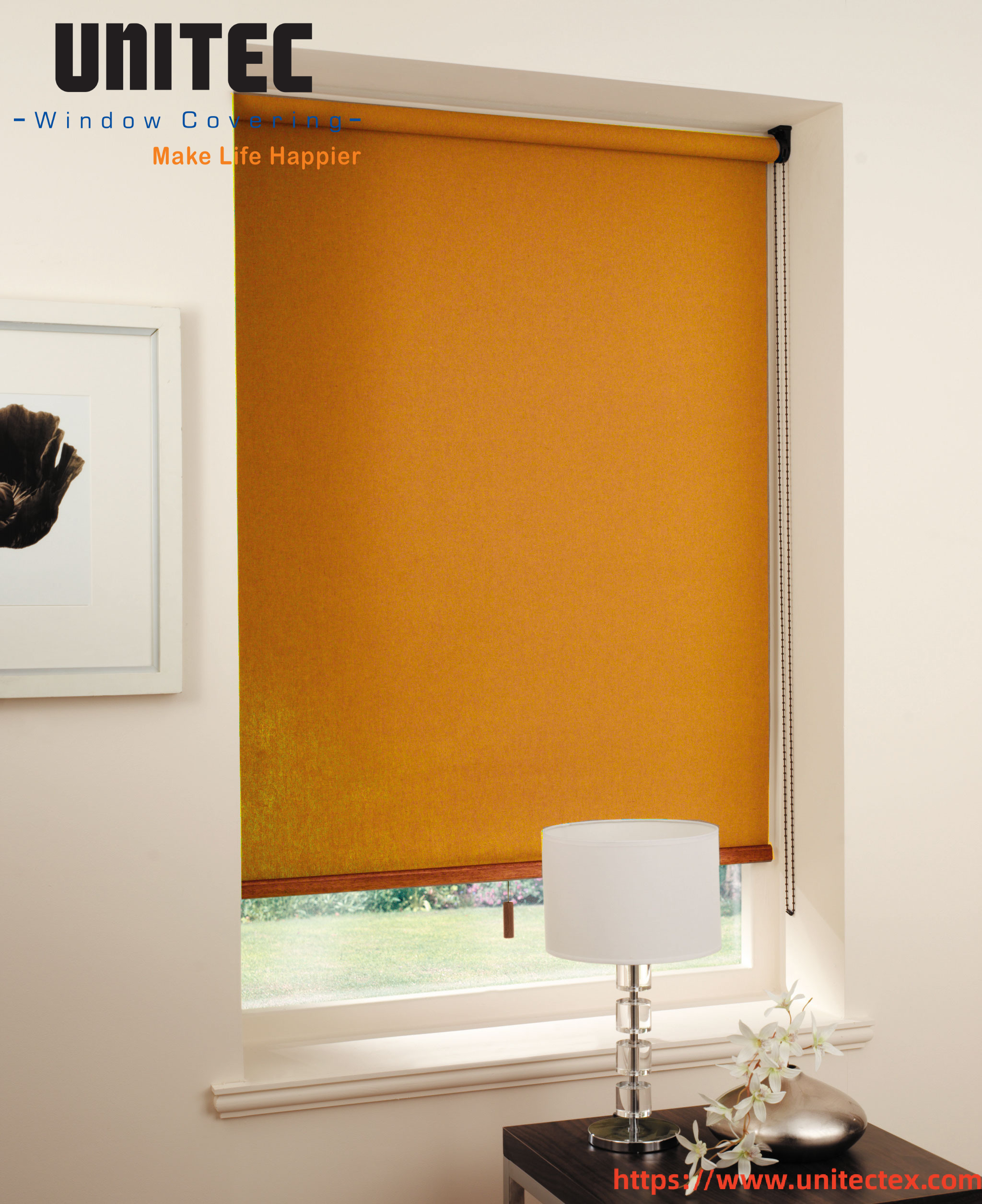Without reminding you, you may have forgotten that there is a kind of curtain called a blackout rollershade?