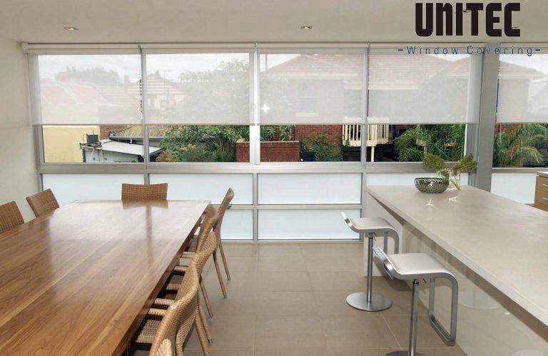 Сонцезахисні рулонні штори UNITEC: прощання з жарким домом