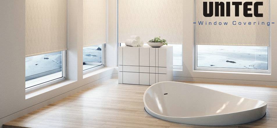 Bathroom roller blinds-choose the ideal model