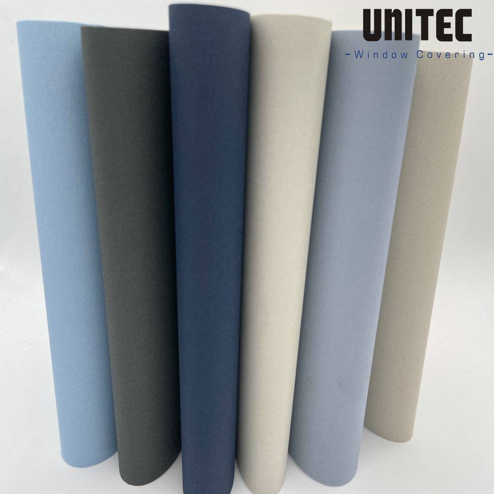 SILVER COATING PERFECT DESIGN POLYESTER ROLLER BLINDS BLACKOUT FABRIC Featured Image