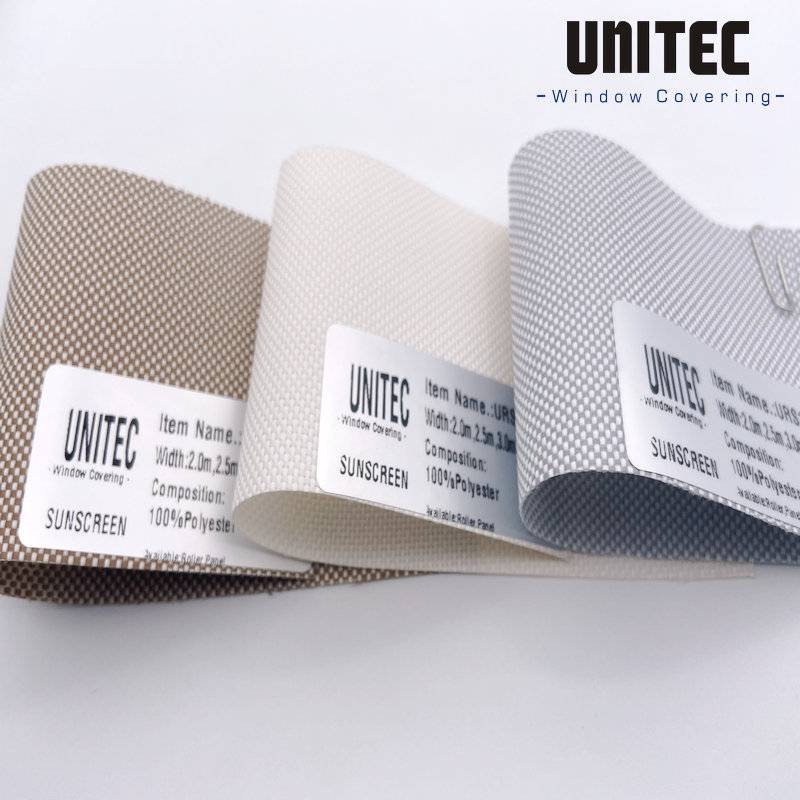 OEM Customized Sunscreen Solar Roller Blinds Fabric -
 GreenScreen blinds fabric, PVC-Free screen fabric – UNITEC