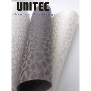 Polyester pattern transparent roller blinds UX004-TR