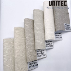 Elegant roller blinds URB5705 Jacquard blackout manufacturer-UNITEC-China