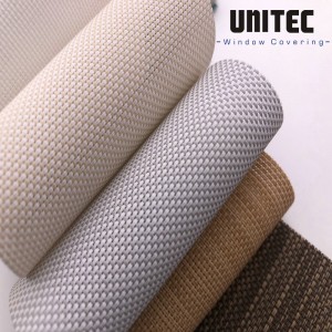 Chinese wholesale Saudi Arabia Pvc Sunscreen Fabric -
 5% opening rate sunscreen roller blind PVC – UNITEC
