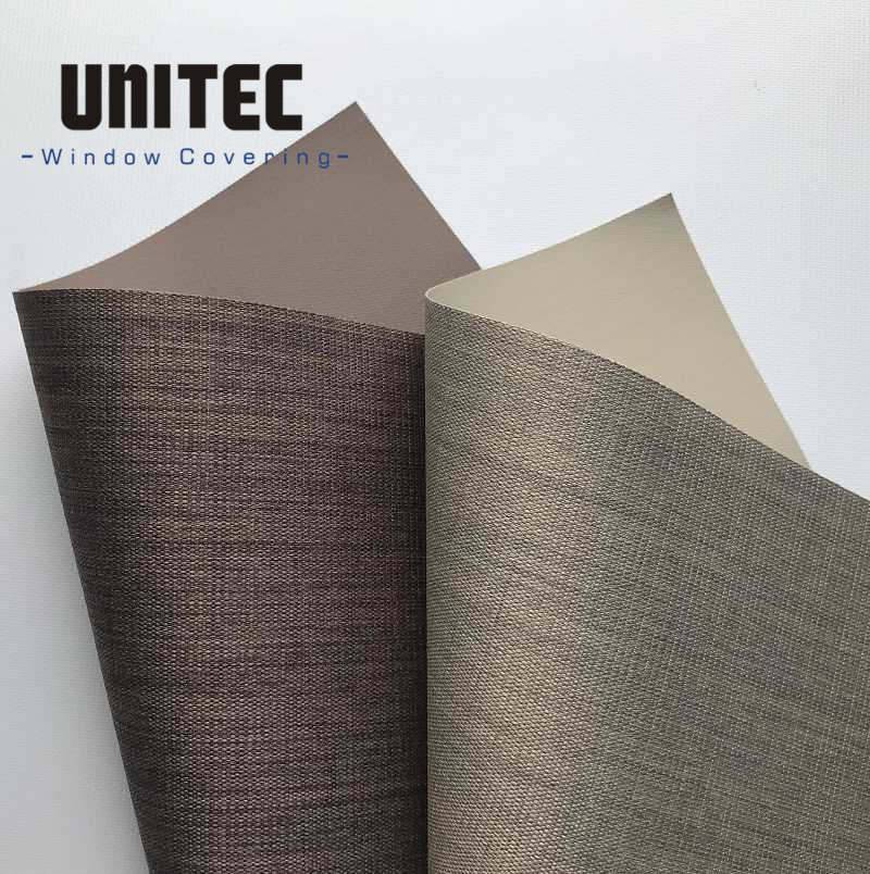 Manufactur standard Fiberglass Pvc Roller Blinds Fabric -
 Opaque polyester roller blind fabric URB78 series – UNITEC