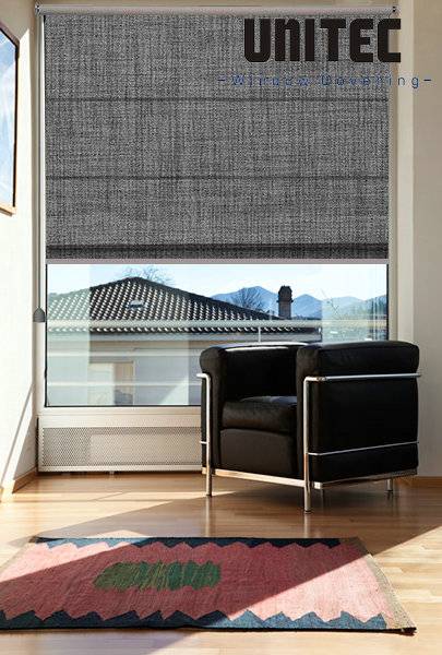 Factory Free sample Chile Solar Roller Blinds Fabric -
 Noise-blocking polyester blackout roller blind UX-001 series – UNITEC