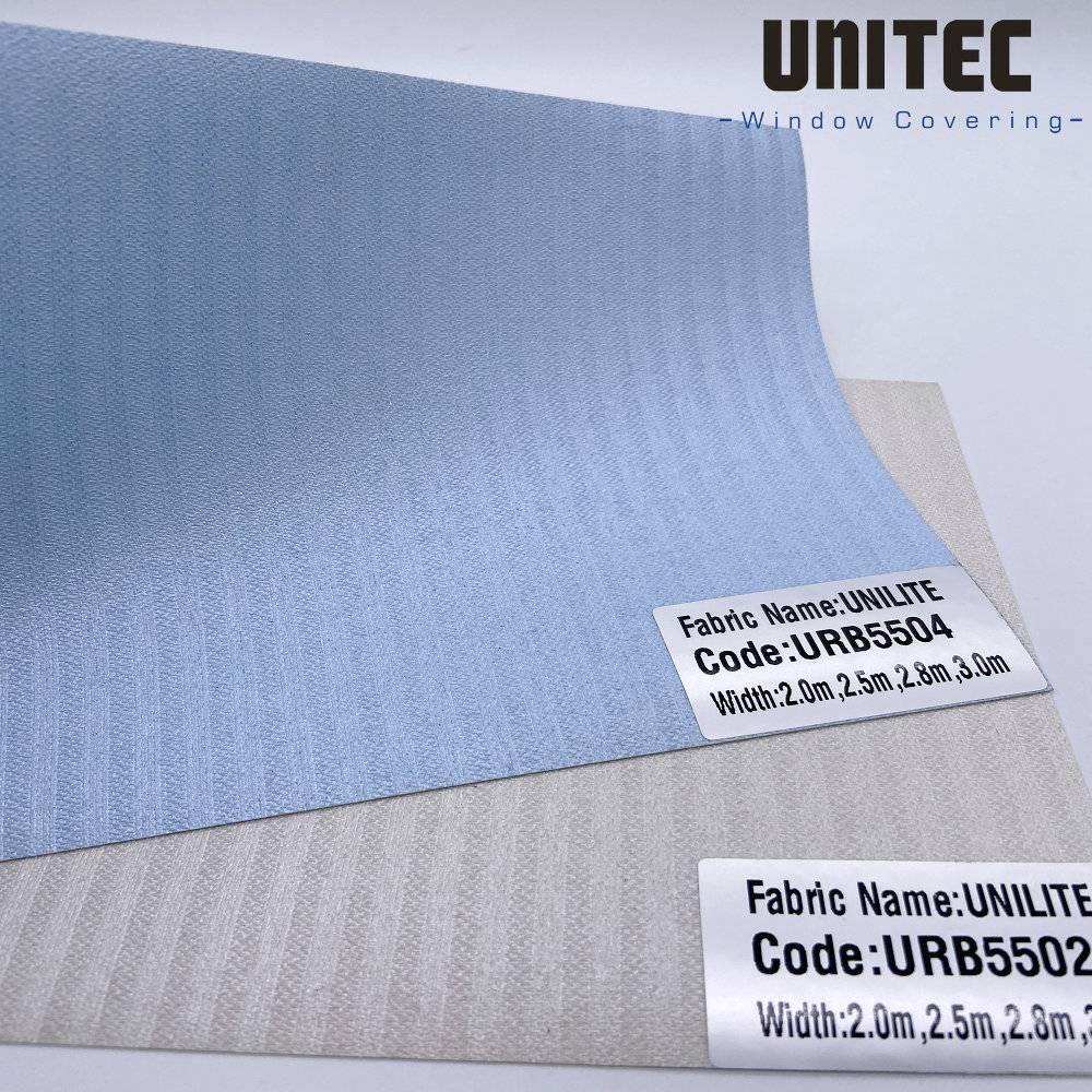 Factory Supply 100 Black Out Roller Blinds Fabric -
 Stripe pattern blackout roller blind URB5501 – UNITEC