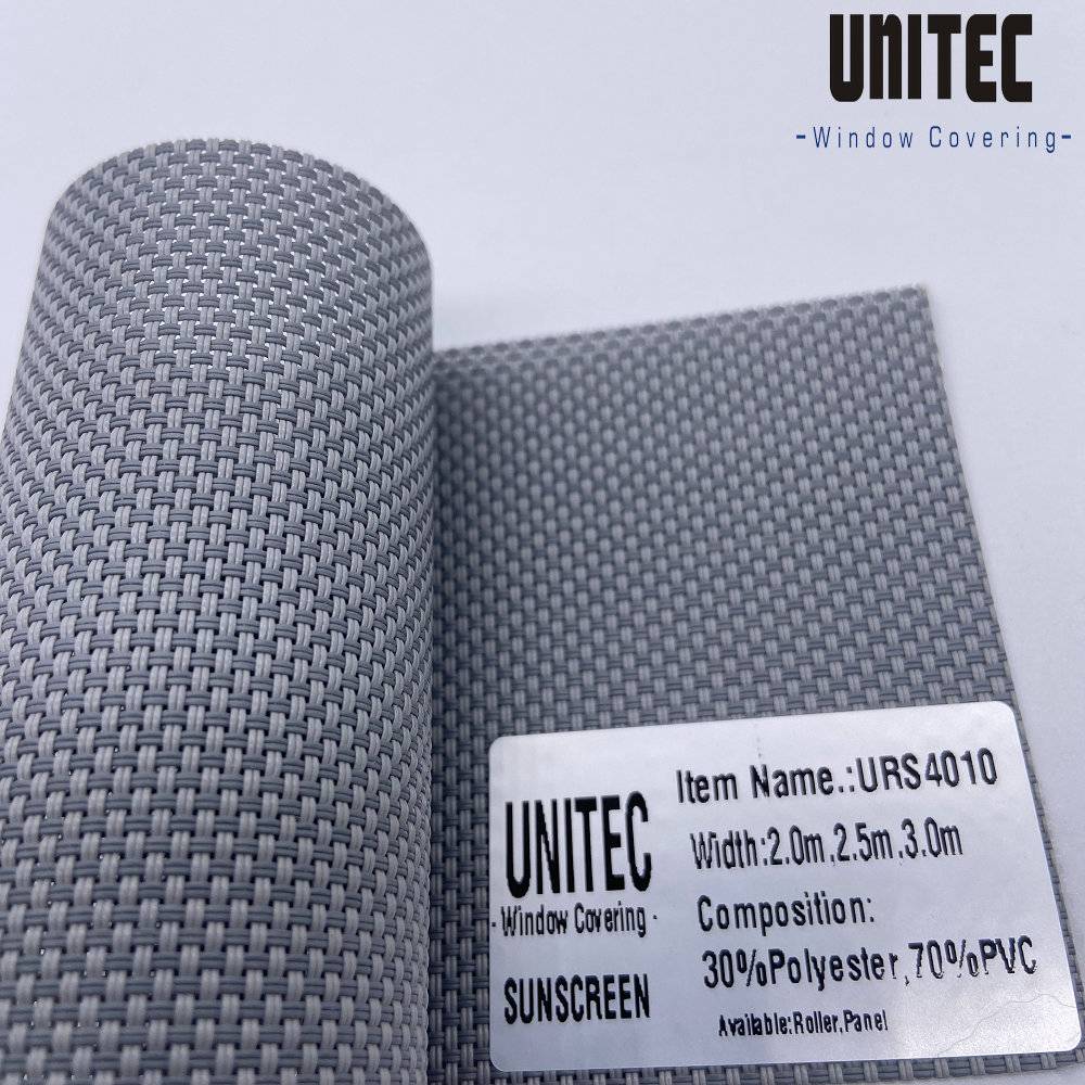 China Gold Supplier for Fire retardant Roller Blinds Fabric -
 URS40 Roller Blinds Sunscreen Fabrics – UNITEC