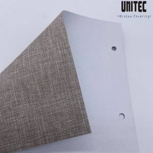 Polyester och linne kombinerad mörkläggningsrullgardin URB4902