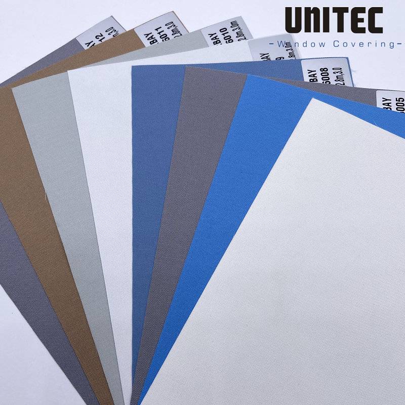 OEM Supply Peru White Roller Blinds Fabric -
 100% polyester roller blind fabric “BAY” – UNITEC