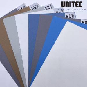 Multi-color opaque blackout roller blinds URB6010