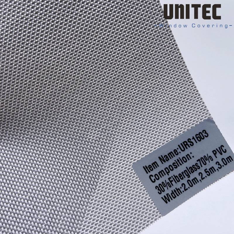 Low price for Sunscreen Fabric Translucent Coulisse -
 10% open factor URS16 – UNITEC