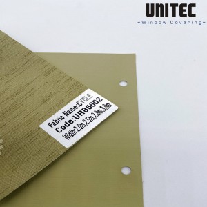 Flower pattern jacquard roller blind fabric URB5601