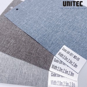 Ruwe oppervlak polyester verduistering rolblinding UX-001