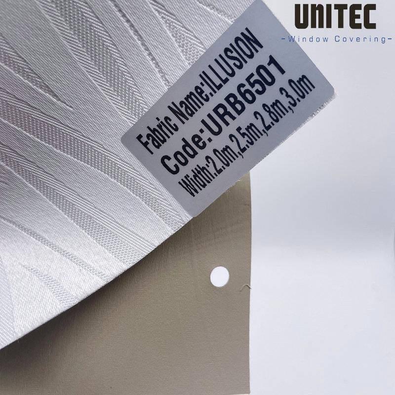 Factory Supply Pvc Roller Blinds Fabric Blackout -
 Jacquard roller blinds named “Illusiov” – UNITEC