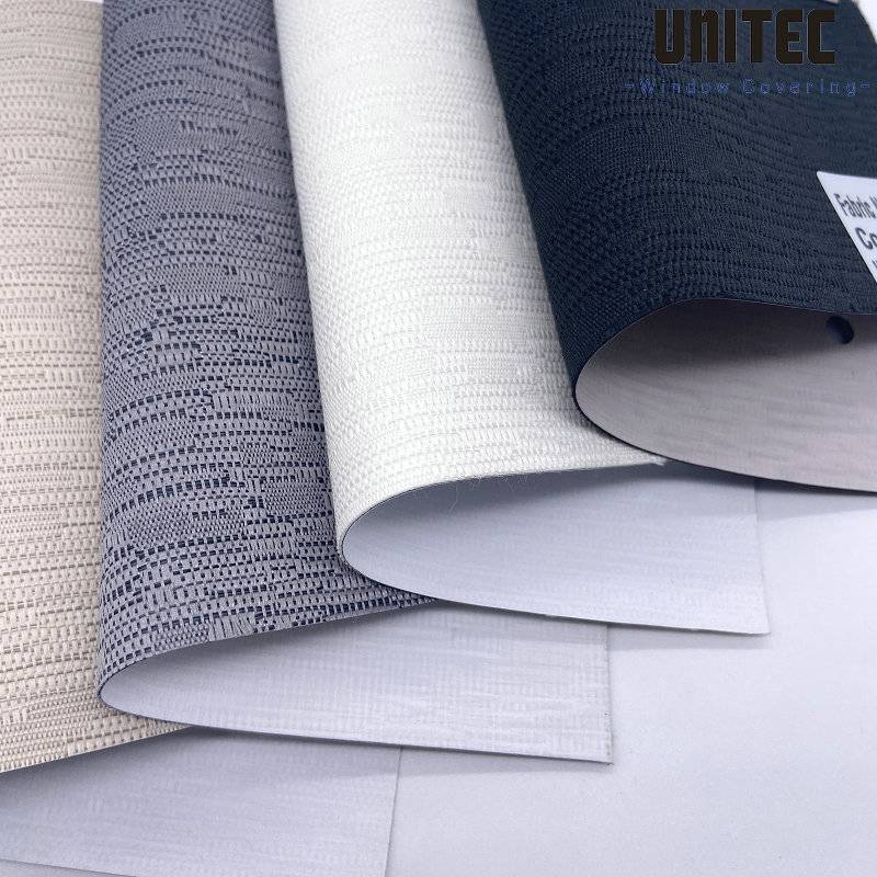 New Delivery for White Coating Roller Blinds Fabric -
 Single-sided jacquard pattern blackout roller blind URB2301 – UNITEC