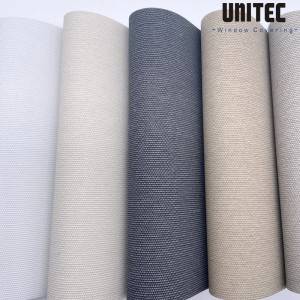 Chinese Professional China Hot Sale Linen Style High Density Blackout Curtain Roller Blinds for School