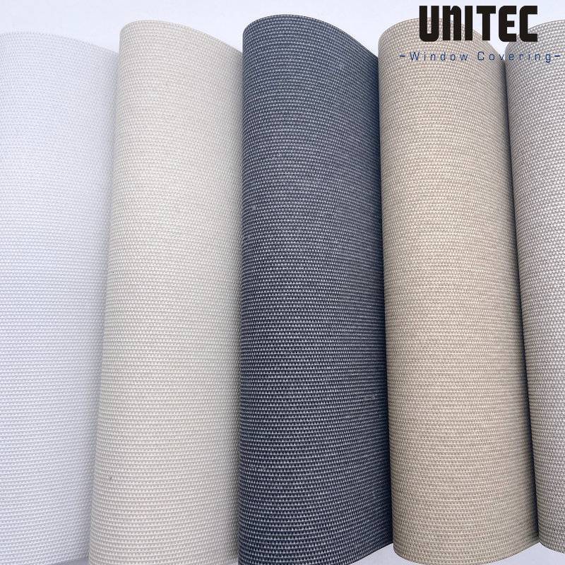 Massive Selection for High Quality Roller Blinds Fabric -
 100% polyester plain weave blackout roller blind “CAMPANIA” – UNITEC