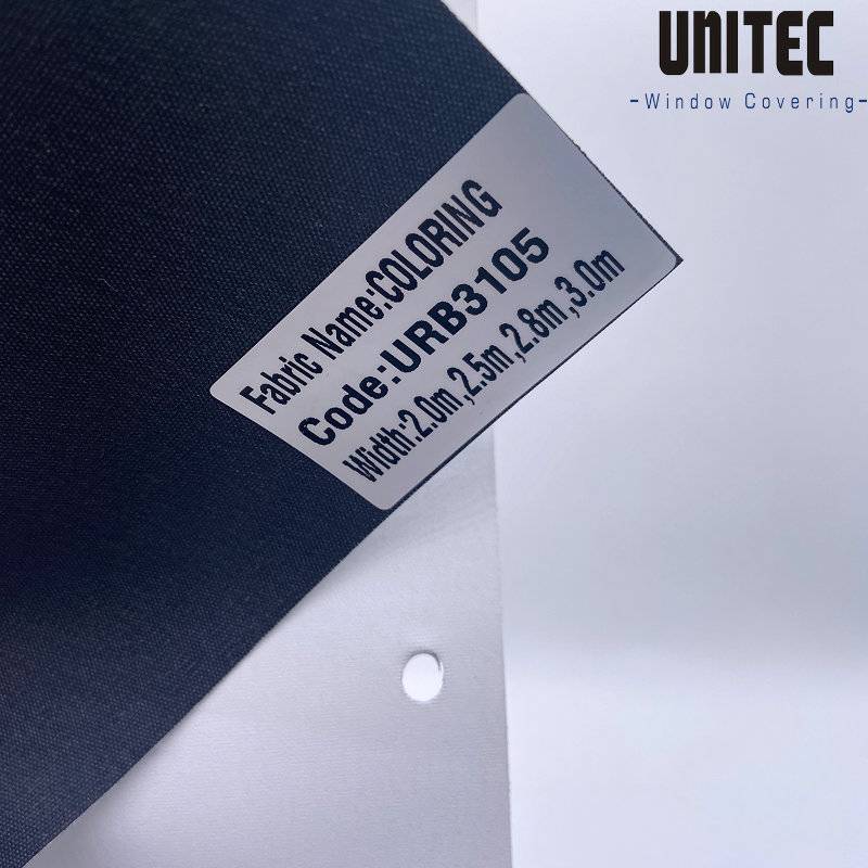 Big discounting Dim Out Roller Blinds Fabric -
 100% polyester jacquard woven blackout roller blind “COLORING” – UNITEC