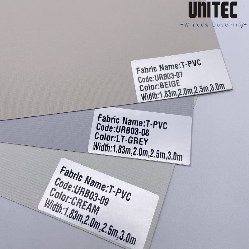 PriceList for Customized Roller Blinds Fabric -
 Dense density blackout roller blind for privacy T-PVC – UNITEC