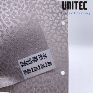 UX-004 translucent and opaque roller blind fabric