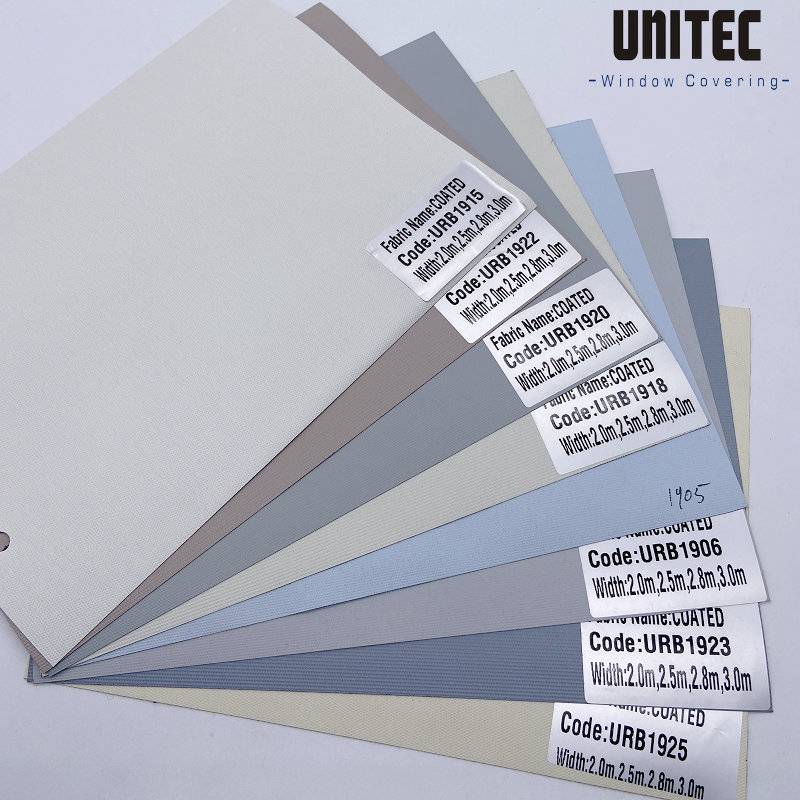 Reasonable price Laminated Roller Blinds Fabric -
 Best selling URB19 series blackout roller blinds – UNITEC