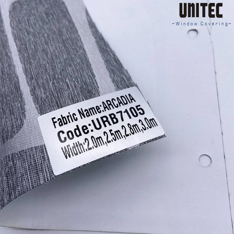 New Fashion Design for Dubai Patterned Roller Blinds Fabric -
 URB7105  Fashion jacquard roller blind fabric – UNITEC