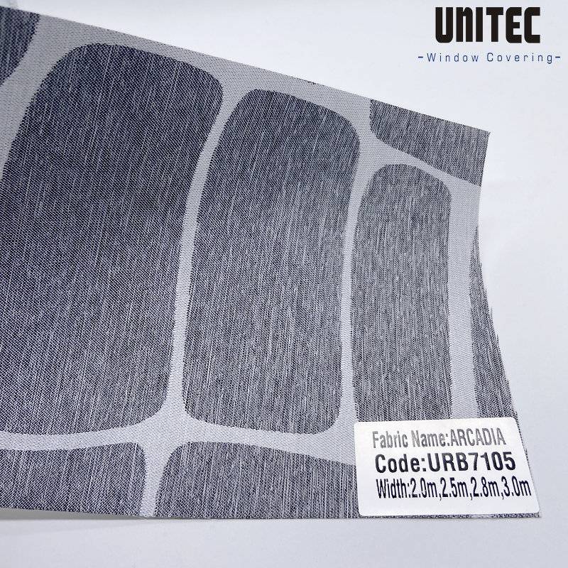 Cheapest Price Netherland Pvc Roller Blinds Fabric -
 Jacquard pattern blackout roller blinds“ARCADIA” – UNITEC