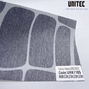 URB7105  Fashion jacquard roller blind fabric