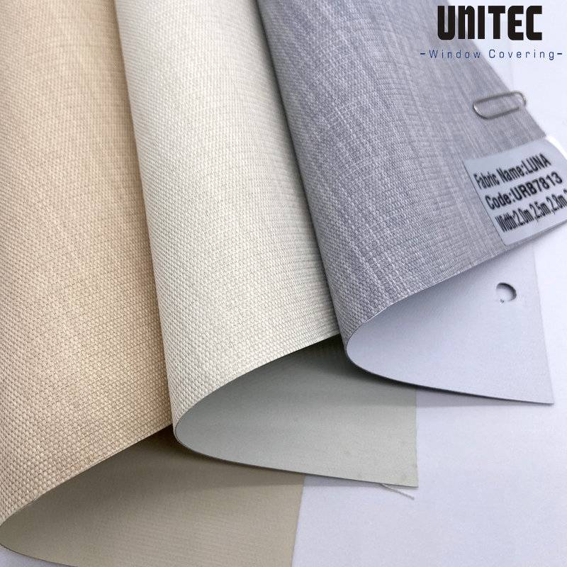 OEM Manufacturer Roller Blinds Fabric Fast Shipping -
 Backside foaming blackout roller blind polyester fabric URB78 series – UNITEC