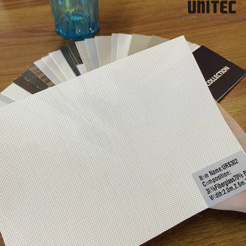 Factory supplied Roller Blinds Fabric With Blackout -
 URS302 open factor 5% sunscreen roller blind – UNITEC