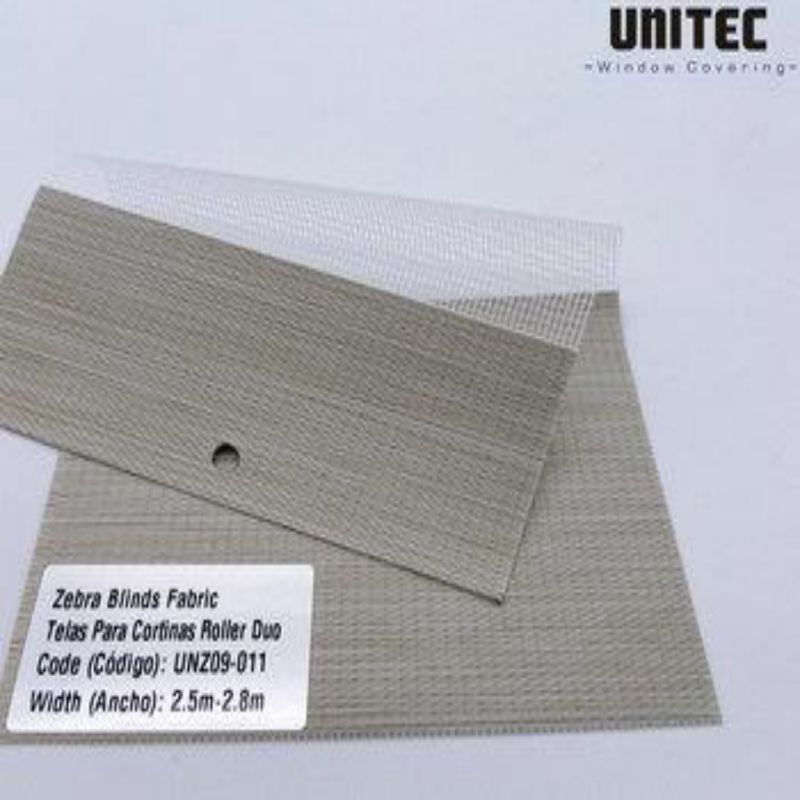 Wholesale Price China Zebra Fabric For Roller Blinds -
 Light Filtering Blinds Fabric Blackout Dual Roller Blinds Fabric UNZ09-011 – UNITEC