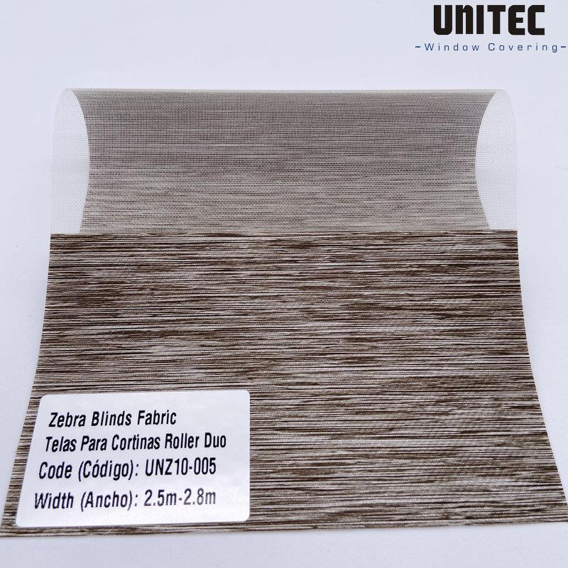 Reasonable price Customized Zebra Blinds Fabric -
 100% polyester translucent duo window shades fabric  – UNITEC