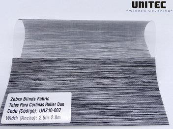 Factory wholesale Zebra Blinds Fabric -
 Translucent Day and Night Zebra Blinds Fabric Shades for Home and Office UNZ10 – UNITEC
