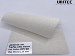100% polyester tryloyw sebra ffabrig arlliwiau pur