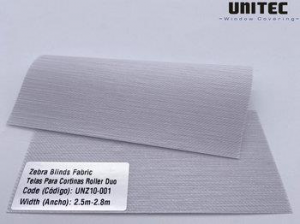 100% polyester translucent zebra sheer shades fabric