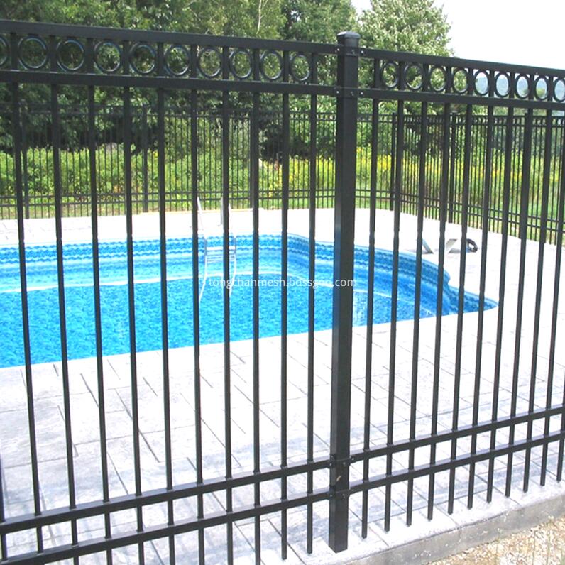 PVC Coated Metal Fences Palisade Fence