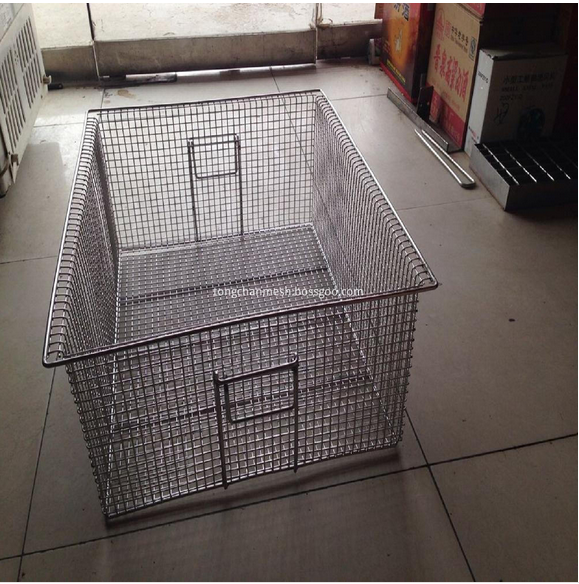 SUS Metal Wire Mesh Basket Stain less Wire Meshing Bag