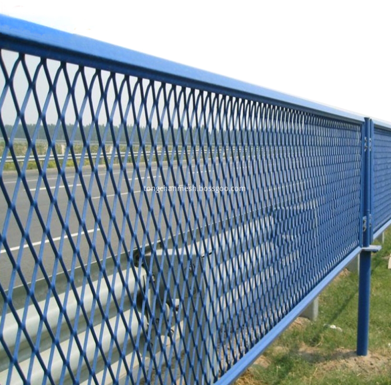 Проширена мрежа за ограду против одсјаја на аутопуту