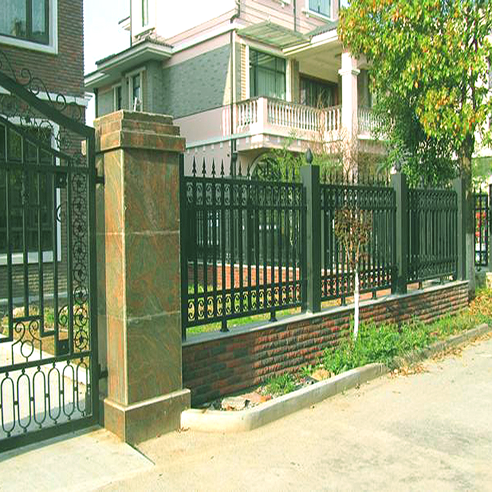 Powdered Coated Art Iron Garden Fence