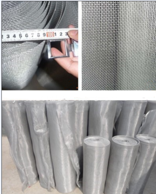 Aluminum Wire Woven Netting Roll Filter