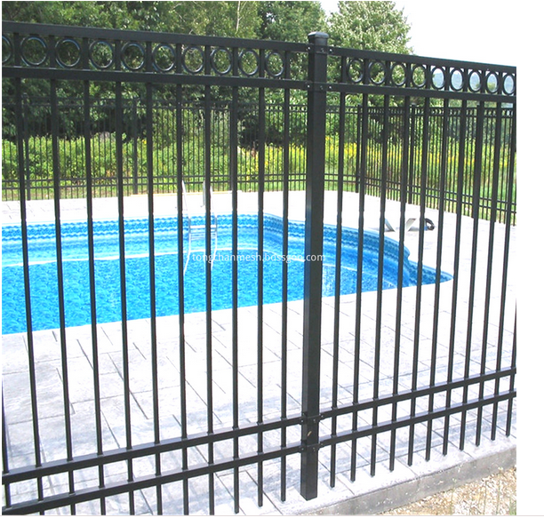 Metal Ornamental Fences Palisade Fencing with Powder Coated